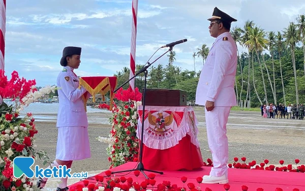 Thumbnail Berita - Upacara Peringatan HUT ke-79 RI di Raja Ampat Berlangsung Khidmat, Ini Amanat Bupati AFU