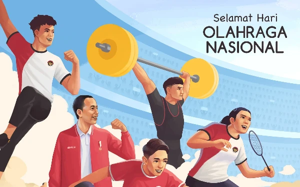 Thumbnail Berita - Hari Olahraga Nasional 2024, Jokowi Ungkap Pentingnya Sportivitas dan Integritas