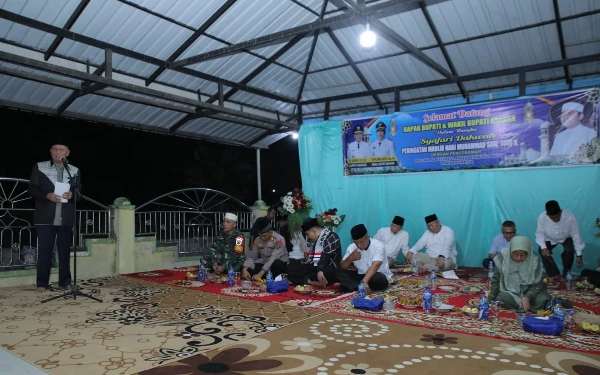 Thumbnail Hadiri Peringatan Maulid Nabi Muhammad di Desa Sei Jawi Jawi, Ini Pesan Bupati Asahan