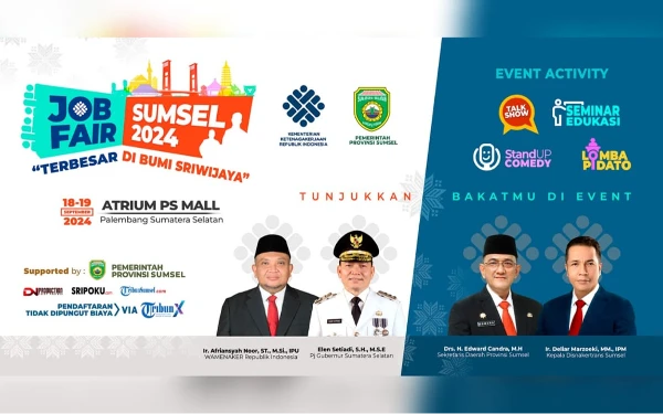 Thumbnail Besok, Job Fair 2024 Terbesar di Sumsel Dibuka, Ada Loker Untuk Disabilitas