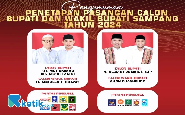 Thumbnail Sah! KPU Tetapkan 2 Paslon Bupati-Wakil Bupati Sampang di Pilkada 2024, Ini Dia Orangnya