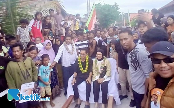 Thumbnail Paslon Nomor Urut 3 Bassam Helmi Dapat Dukungan Serius Dari Warga Desa Pulau Gala