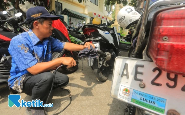 Thumbnail DLH Kota Madiun Uji Emisi Kendaraan Secara  Door to  Door