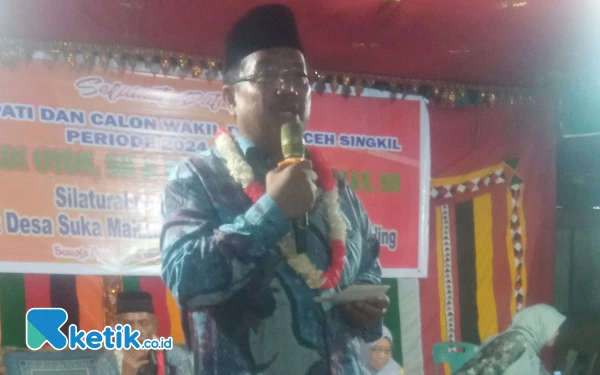 Thumbnail Pasok Air Bersih Singkil, Oyon Janjikan Tarik di Embung Sianjo-Anjo