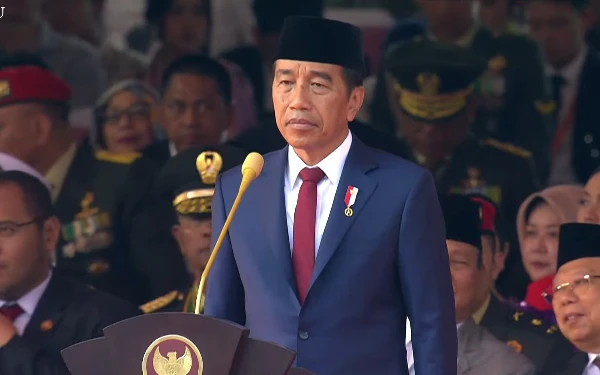 Thumbnail Berita - Pesan Terakhir Presiden Jokowi di HUT ke-79 TNI