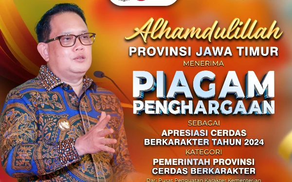 Thumbnail Berita - Pemprov Jatim Jadi Provinsi Cerdas Berkarakter, Ini Kata Pj Gubernur