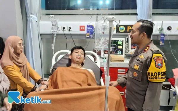 Kapolres Batu Tangung Biaya Pengobatan Korban Penembakan di Temas