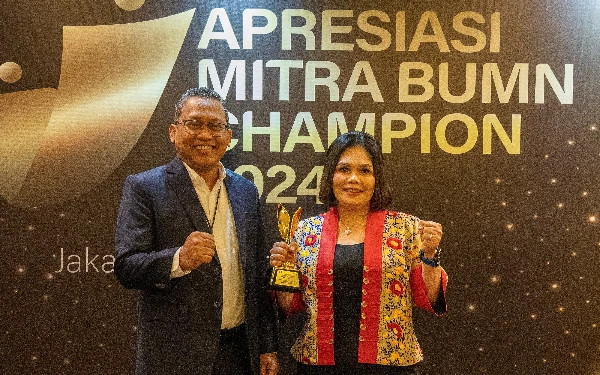 Thumbnail Berita - Top! Agen Hebat Pegadaian Sabet Penghargaan Mitra BUMN Champion 2024