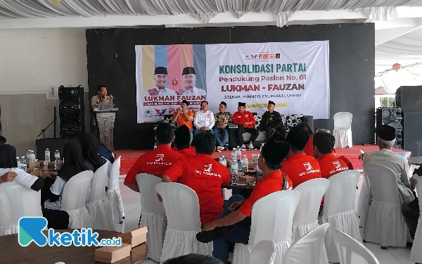 Thumbnail Berita - Calon Wakil Bupati Bangkalan Fauzan Ja'far Konsolidasi dengan 12 Partai Pendukung