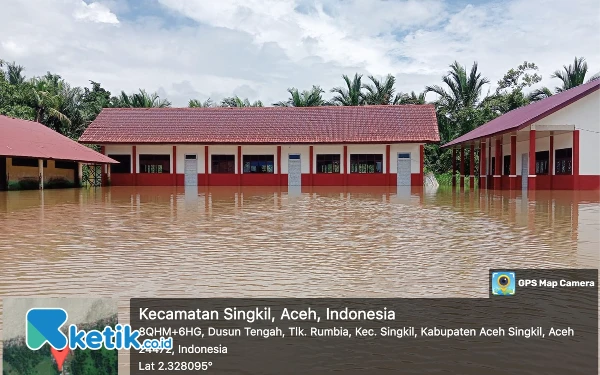 Thumbnail Usai Dapat Kucuran Dana Rehab, Sekolah di Singkil Malah Tergenang Banjir