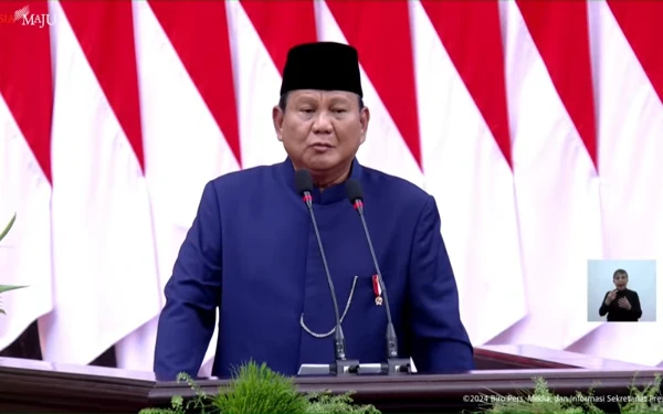 Thumbnail Berita - Prabowo Gaungkan Swasembada Pangan dan Energi dalam Pidato Pertamanya sebagai Presiden