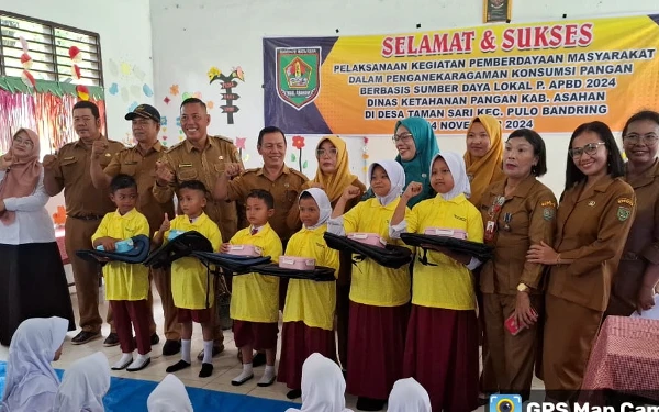 Thumbnail Kegiatan B2SA Goes To School, Pemkab Asahan Beri Makanan Bergizi ke Berbagai SDN