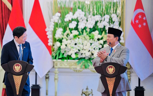 Thumbnail Pertemuan Presiden Prabowo dan PM Singapura, Bahas IKN hingga Food Estate