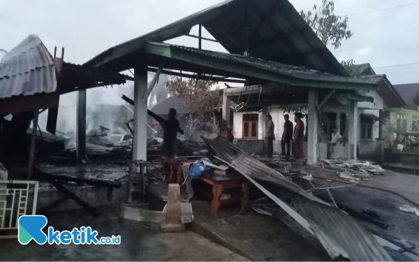 Thumbnail Berita - Kebakaran di Desa Suka Makmur Aceh Singkil, Dua Rumah Ludes