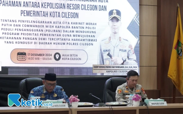 Thumbnail Berita - Tekan Pengangguran, Polres Cilegon dan Pemkot Teken MoU