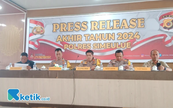 Thumbnail Berita - Polres Simeulue Catat Penurunan Angka Kejahatan Sepanjang Tahun 2024