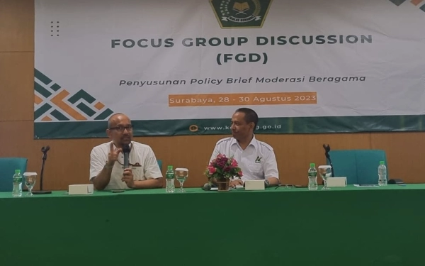 Thumbnail Berita - Kemenag Gelar FGD Pembahasan Policy Brief Moderasi Beragama