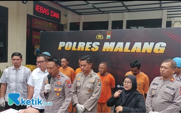 Polres Malang Bekuk Empat Perampok Rumah Pegawai Koperasi, Dua Masih Buron