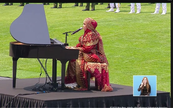 Dibawakan Putri Ariani, Lagu Rungkad Sukses Bikin Suasana Istana Negara Petjah Bergoyang Bersama