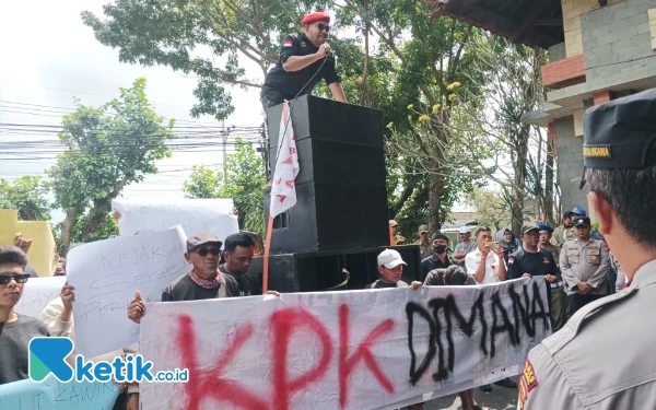 Tagihan BPJS BPID Bengkak, Grib Jaya Demo Tuntut Bupati Malang Minta Maaf