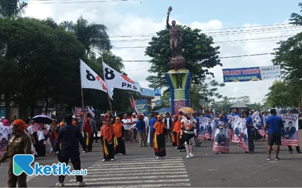 Thumbnail Berita - PKS Kabupaten Malang Kenalkan Visi Misi Amin melalui Flashmob