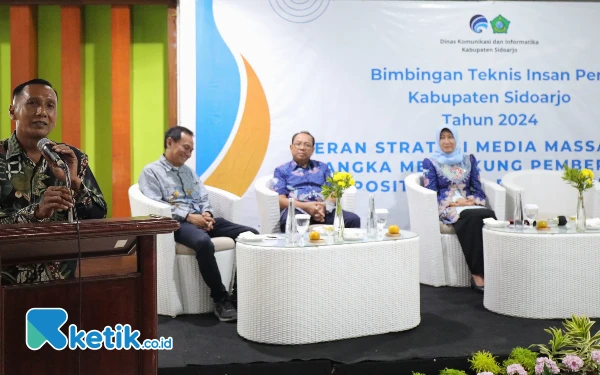 Thumbnail Berita - Dinas Kominfo Sidoarjo Bekali Jurnalis Teknis Pemberitaan Pilkada Serentak 2024