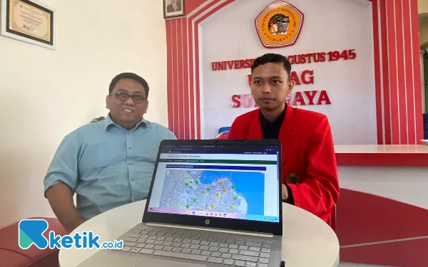 Thumbnail Berita - Top, Mahasiswa Untag Surabaya Kembangkan Website Zonasi Kejahatan 