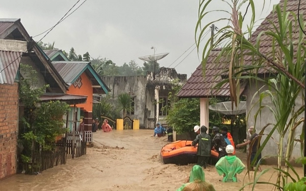 Thumbnail Berita - Banjir di Lahat, Satu Tewas, 120 Rumah Terendam