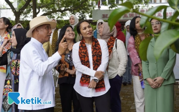 Paulina Pandjaitan Istri Pangkostrad Turun Gunung Dukung Ketahanan Produk Lokal, Pramuka Jatim Apresiasi