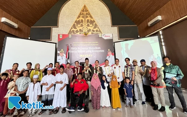 May Day di Kabupaten Malang, Buruh dan Perusahaan Komitmen Jalin Hubungan Harmonis