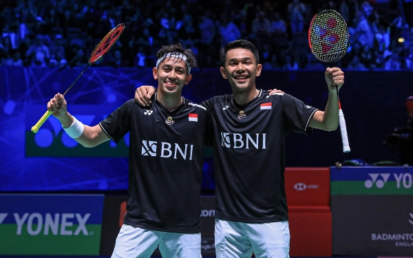 Thumbnail Berita - Jelas Final Lawan Ahsan/Hendra, FajRi: Lawan Legenda Tidak Pernah Mudah