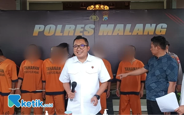 Thumbnail Berita - Polres Malang Ungkap 6 Kasus Kekerasan Seksual Anak dan KDRT, Korban Dibanting ke Aspal