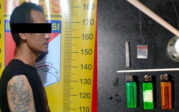 Thumbnail Berita - Polres Malang Bekuk Pengedar Narkotika, Sita 12 Paket Sabu hingga Alat Hisap