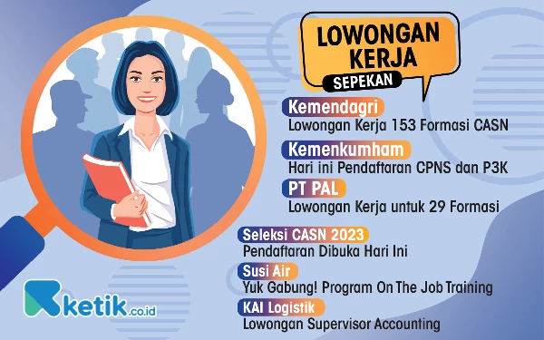 Thumbnail Berita - Lowongan Kerja Sepekan: Pendaftaran CASN 2023 hingga OJT Susi Air