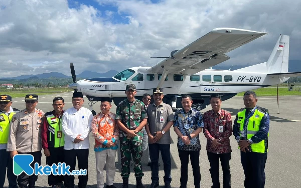 Thumbnail Berita - Keren! Susi Air Terbang Perdana Kerinci-Jambi, Pangkas 12 Jam Perjalanan