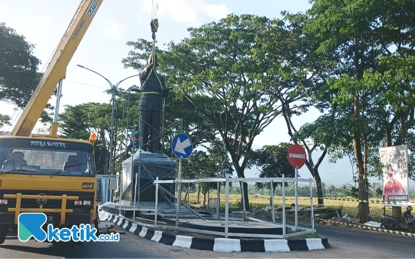 Thumbnail Berita - Patung Bung Karno Sudah Berdiri Gagah di Kabupaten Malang