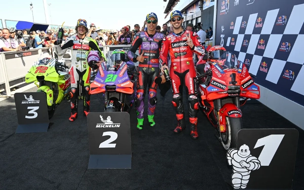 Thumbnail Berita - Mantap! Rider Jebolan Akademi VR46 Kuasai Tiga Start Terdepan GP San Marino