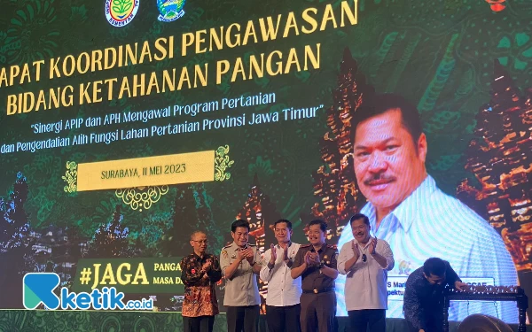 Thumbnail Berita - Jaga Pangan, Itjentan Gandeng APIP dan APH Jatim 