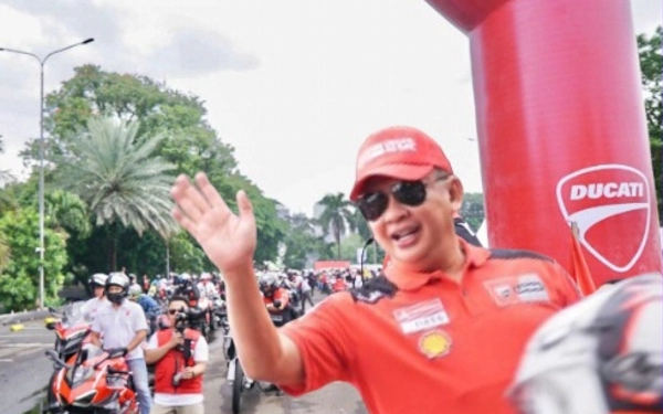 Lepas Rolling Thunder Ducati, Bamsoet : Patuhi Aturan Lalin, per Jam 3 Tewas Kecelakaan