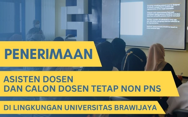 Thumbnail UB Buka Lowongan Dosen dan Asisten Dosen, Simak Persyaratannya!