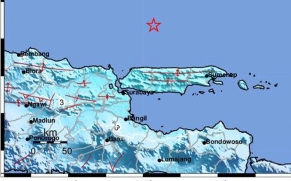 Thumbnail Berita - Ini Penyebab Gempa Bumi Magnitudo 5,5 di Bangkalan