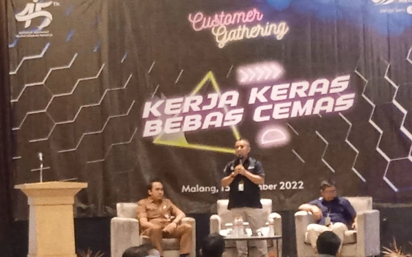 Customer Gathering, BPJAMSOSTEK Malang Gelorakan Spirit Kerja Keras Bebas Cemas